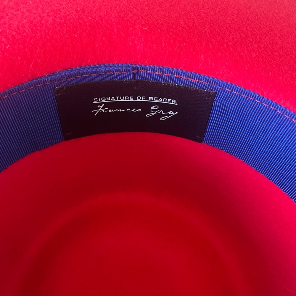 Frances Grey Red Women's Angie Felt Hat - never worn - Picture 5 of 9